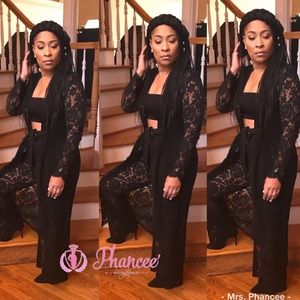 Black Lace 2 piece set